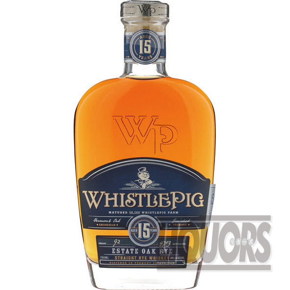 Whistle Pig 15 Year Estate Oak Rye
