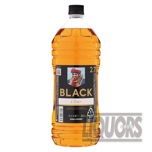 Black Nikka Clear 2.7L PET bottle