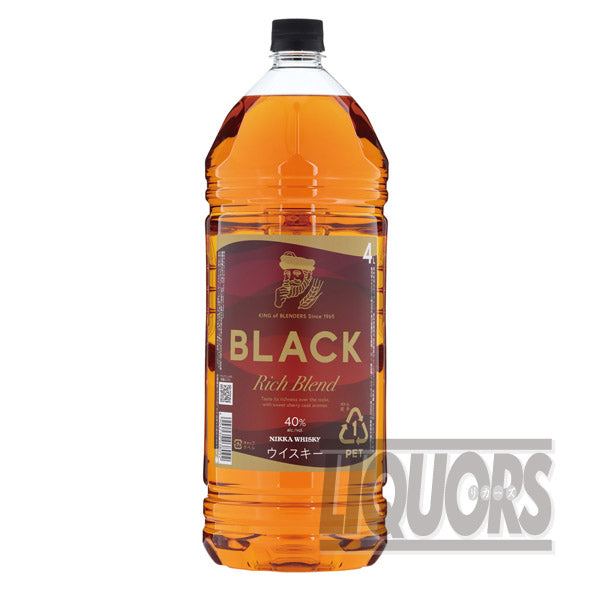 Black Nikka Rich Blend 4L PET bottle