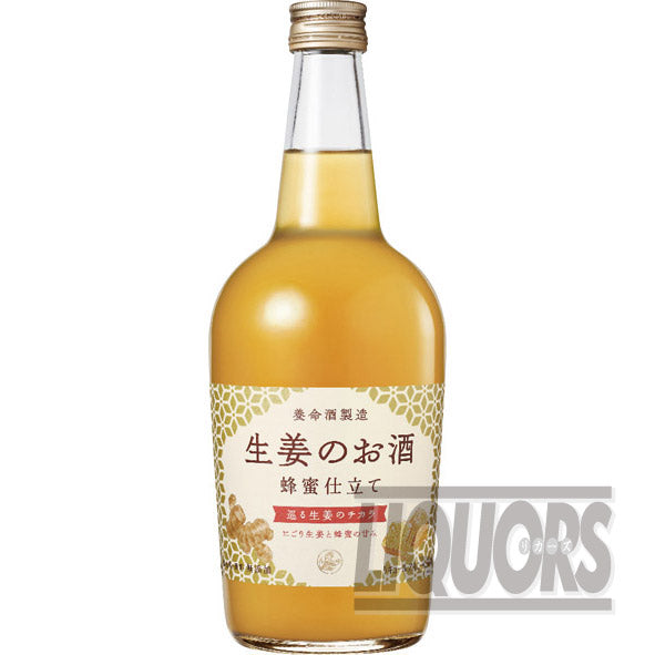 Ginger liquor with honey