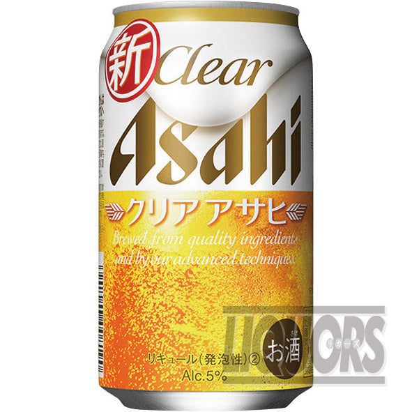 Asahi Clear Asahi Can 350ml (24 cans)