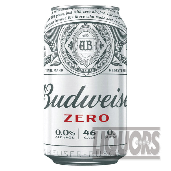 Budweiser Zero Can 350ml (6 cans)