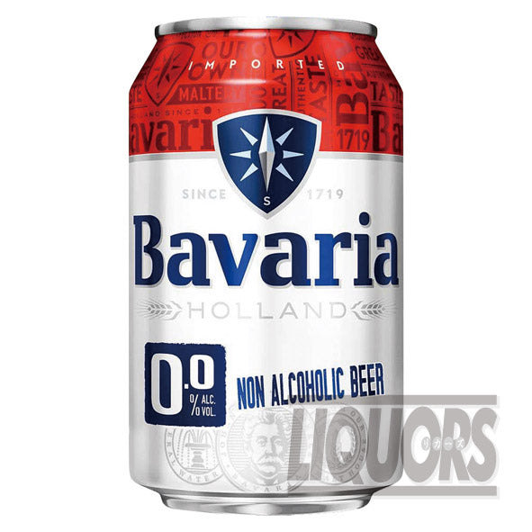 Bavaria Non-Alcoholic Beer, 330ml Can (6 cans)