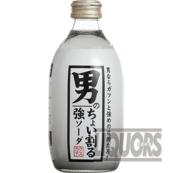 Cactes Men's Strong Soda, 300ml Bottle (Pack of 24)