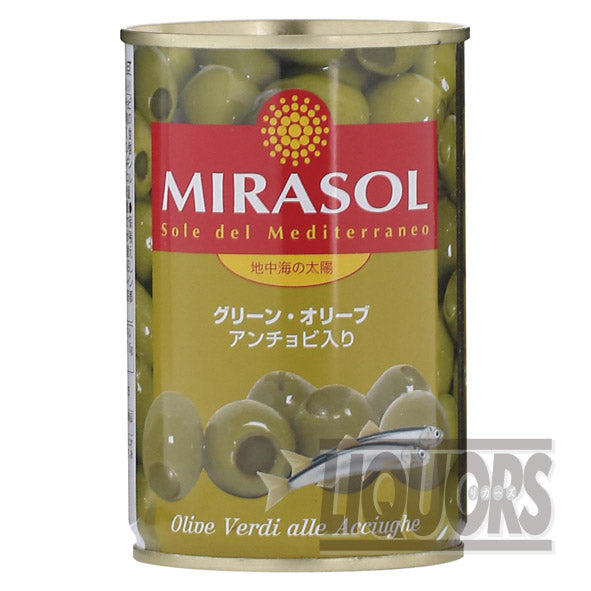 Mirasol Green Olives with Anchovies 300g (1 piece)