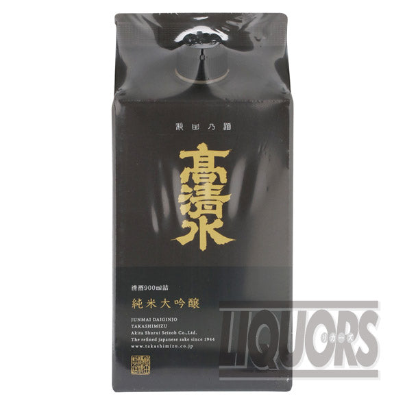Takashimizu Junmai Daiginjo 900ml pack