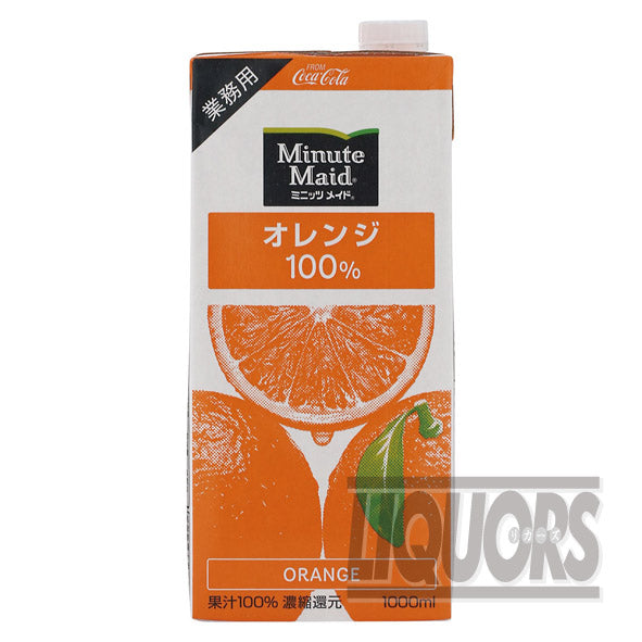 Minute Maid Orange 100% 1L Pack (6 Bottles)