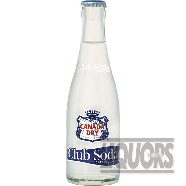 Canada Dry Club Soda, 207ml bottle (24 bottles)