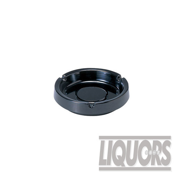 Black melamine resin ashtray (pack of 10)