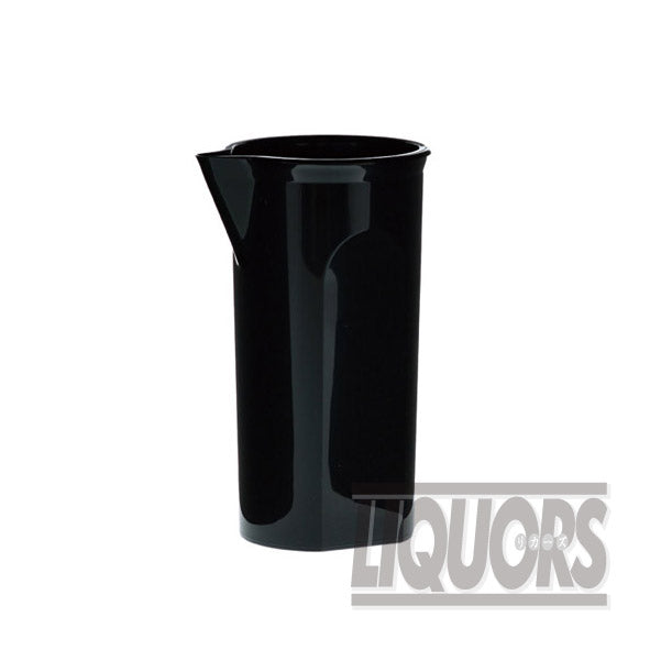 Plastic water pitcher (black) (1 piece)