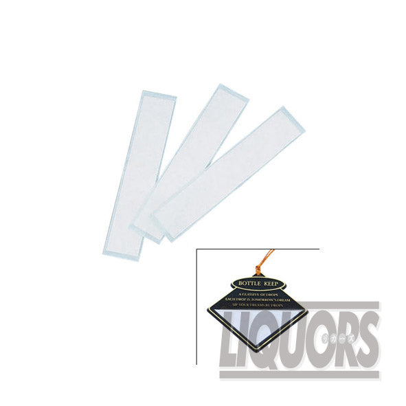 Replacement stickers for square bottle labels (2000 sheets)