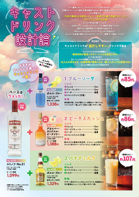 キャストドリンク設計論