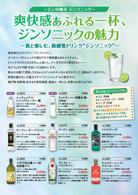 爽快感あふれる一杯、ジンソニックの魅力