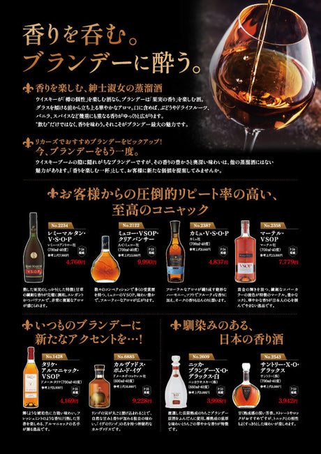 香りを呑む。ブランデーに酔う。