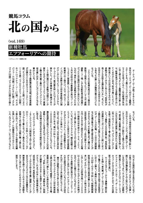 競馬コラム北の国から vol.169
