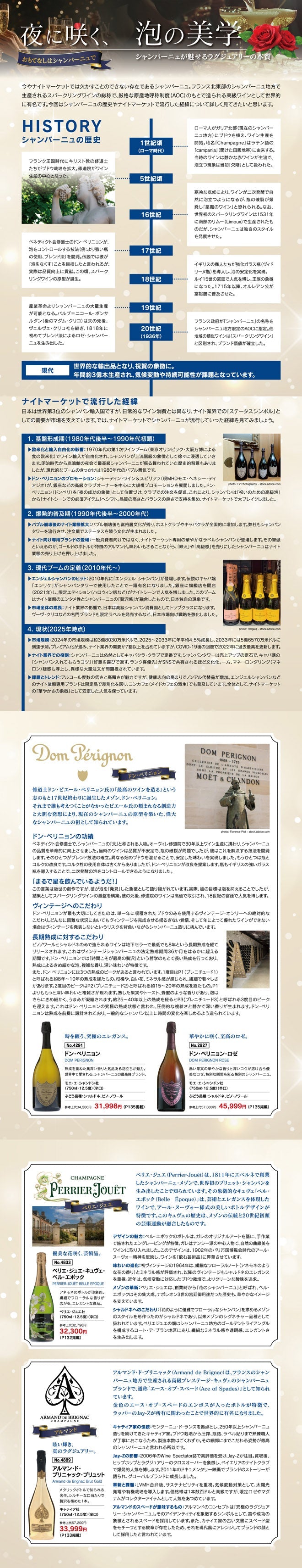 夜に咲く、泡の美学