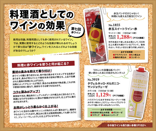 料理酒としてのワイン