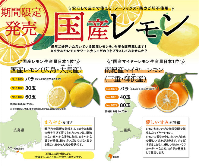 国産レモン