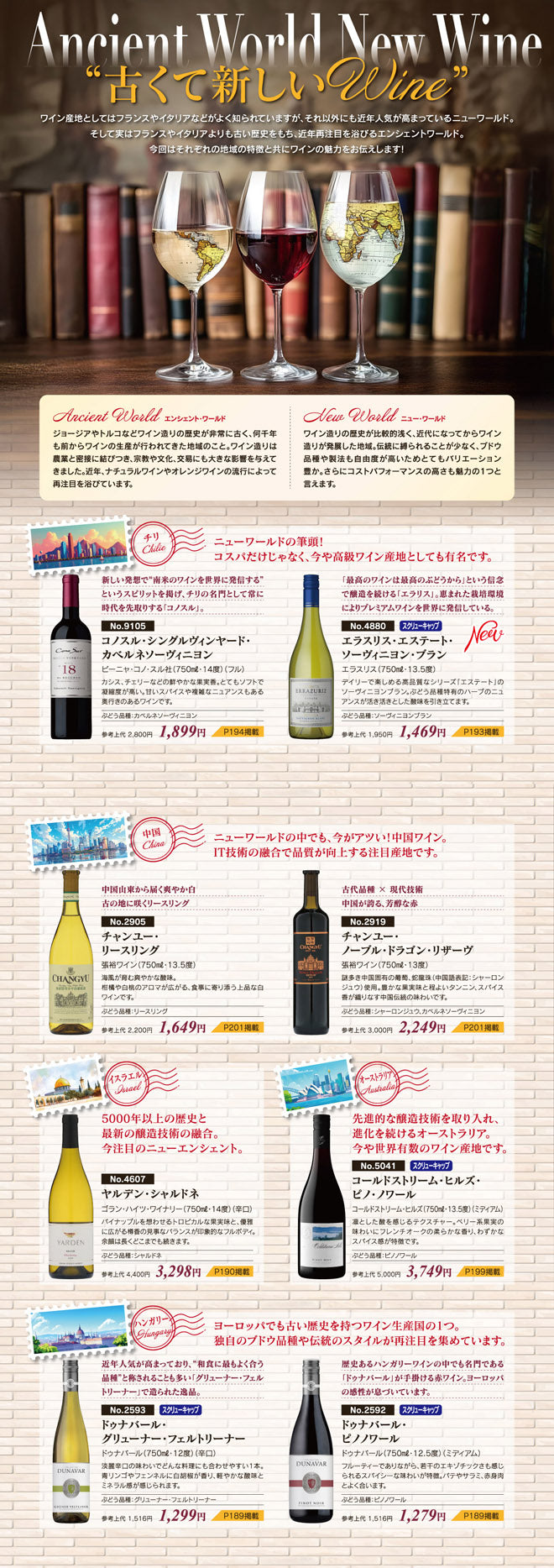 古くて新しいワイン ニューワールド