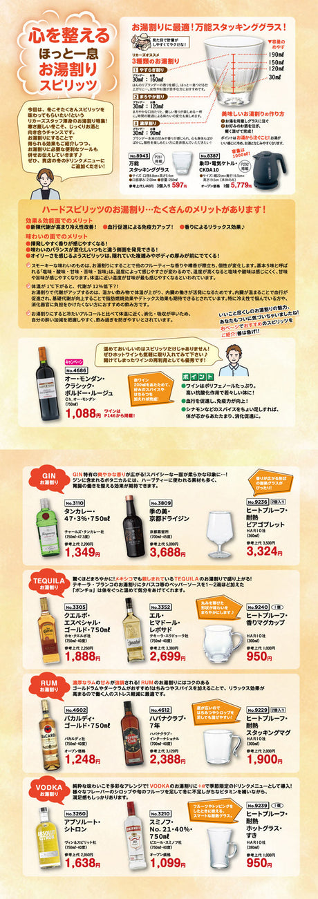 お湯割りスピリッツ