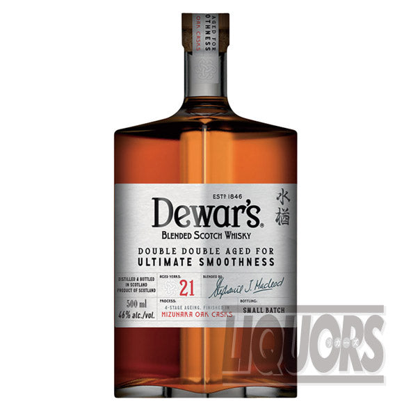 デュワーズ ダブルダブル 21年 ミズナラ 500ml