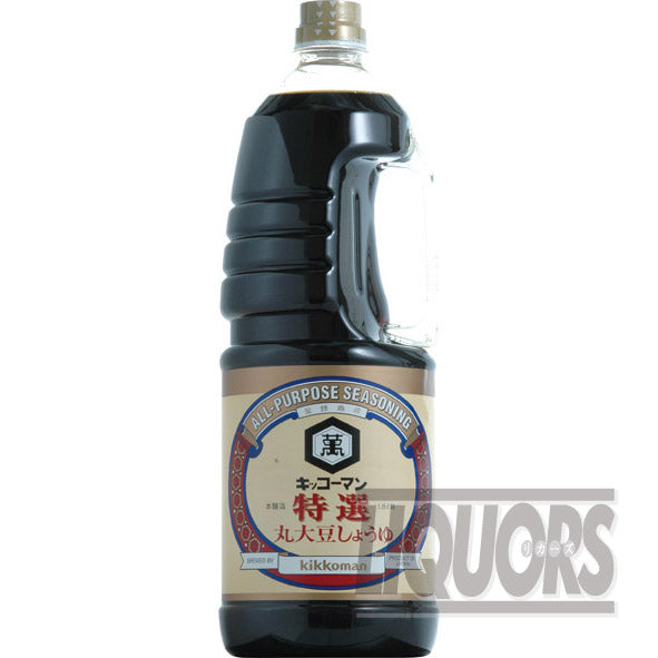Kikkoman P Special Whole Soybean Soy Sauce, 1800ml, Handy Pet Bottle