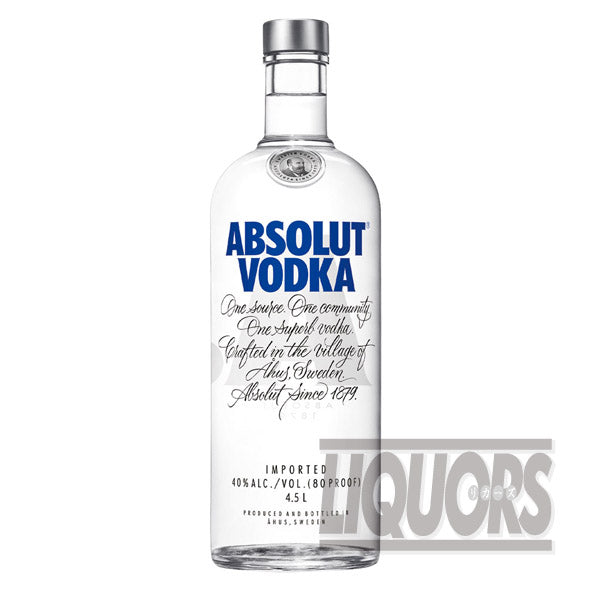 アブソルートウォッカ4.5L