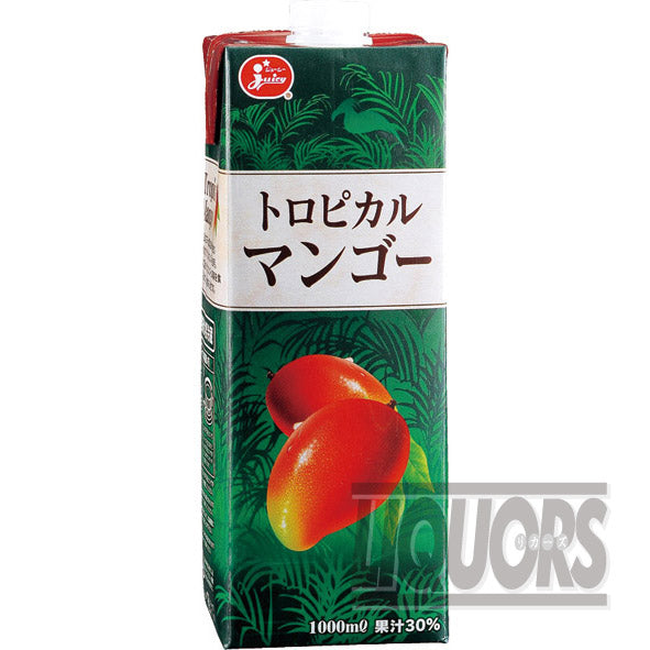 ジューシー トロピカルマンゴー 1000mlパック(6本入り)