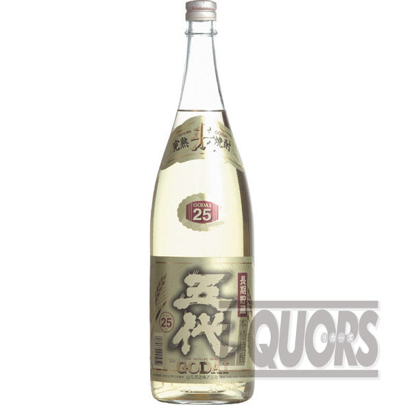 Long-term storage barley shochu Godai 1800ml