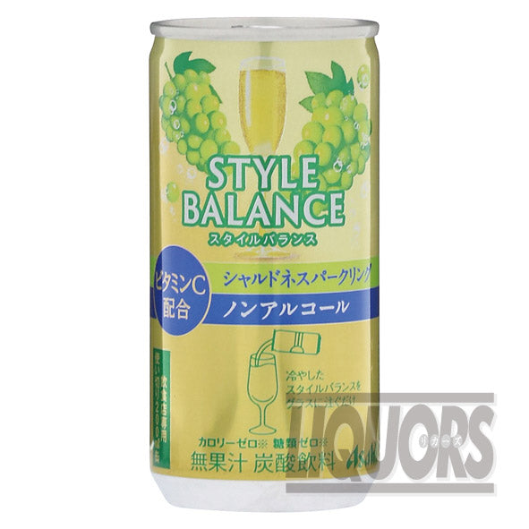 アサヒ スタイルバランス シャルドネスパークリングテイスト 業務用 缶 200ml(30本入り)