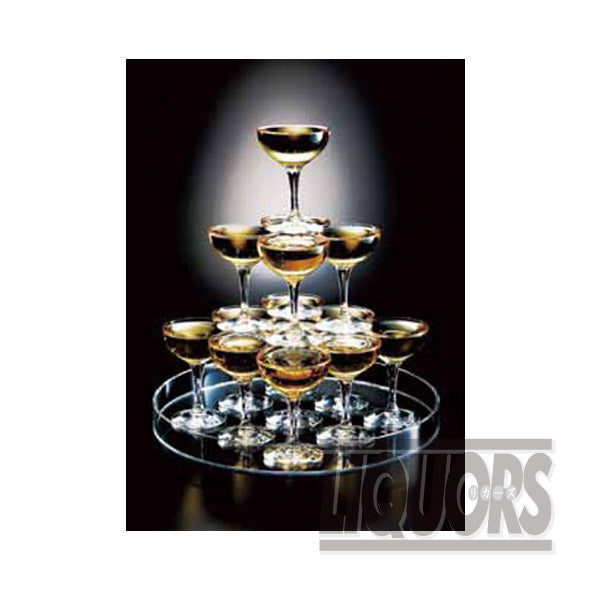 Champagne Tower 3-Tier Set (with stand) (1 set)