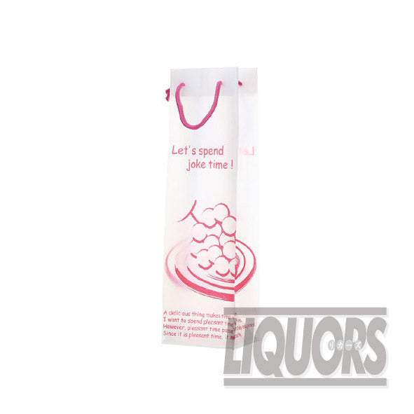 ロングワインフロスト手提袋(1本用)(10個入り)