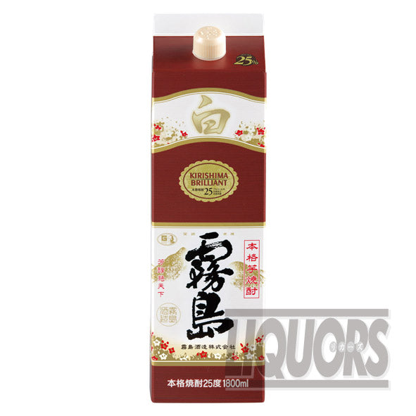 白霧島25度1800mlパック