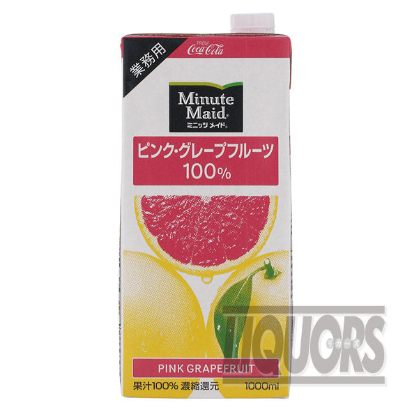 ミニッツメイド ピンクグレープフルーツ100% 1Lパック(6本入り)