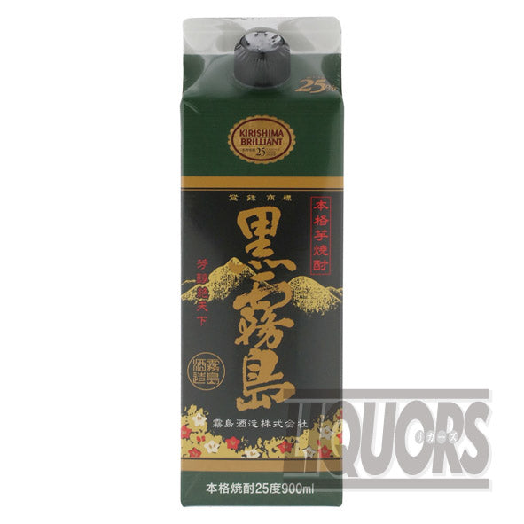 黒霧島 25度 900mlパック