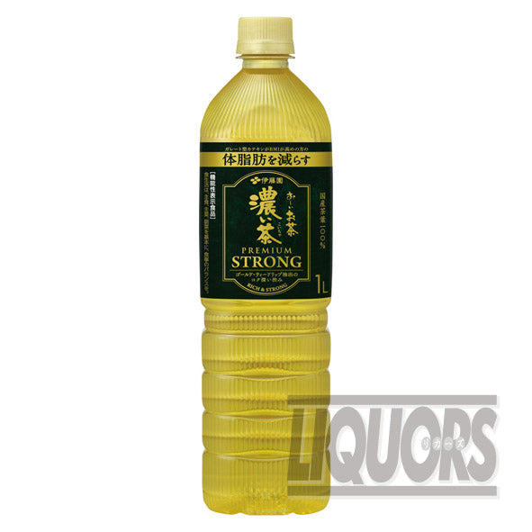 お～いお茶 濃い茶 プレミアムストロング 1L(3本入り)