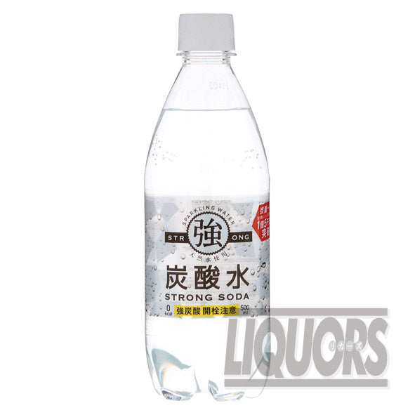 友桝飲料 強炭酸水 500ml(24本入り)