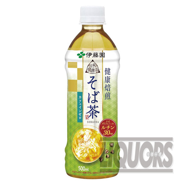 伝承の健康茶 健康焙煎そば茶 500ml(24本入り)